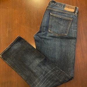 J. Crew Men's 770 Slim Straight Dark Wash Jeans 34X32